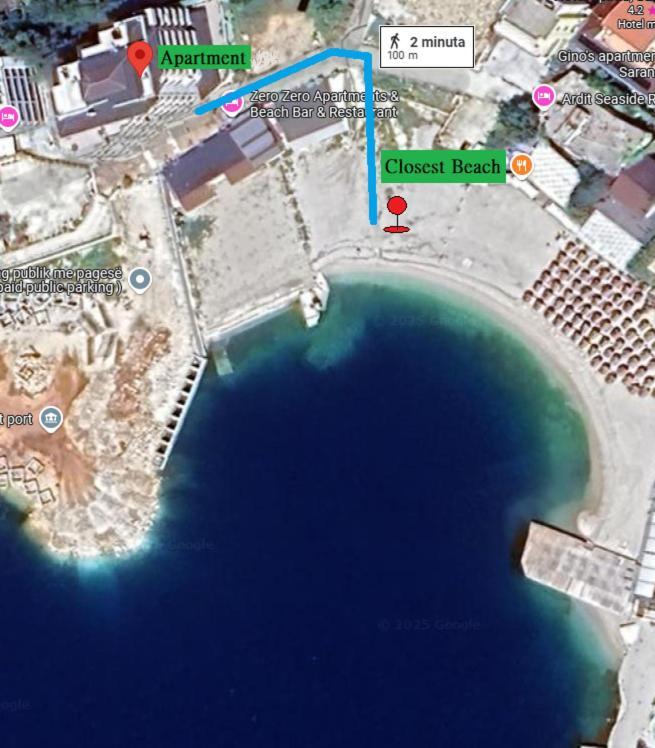 Agora Sea View Apartment Sarande Luaran gambar